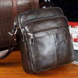 Genuine Leather Shoulder Bag Man