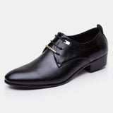 elegant leather men shoes italian