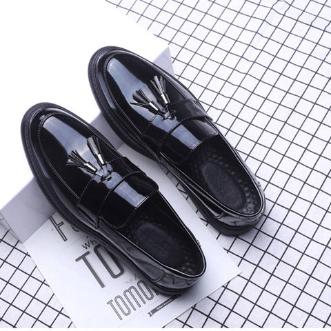 Mens dress shoes summer leather