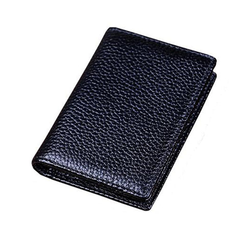 Real Leather Men Porte Carte Wallet