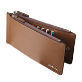 Men's business style elegant aristocratic style multi-card practical long walle