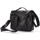 Genuine leather shoulder bag